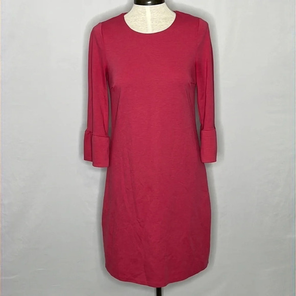 Boden Lavinia Ponte Knit Dress in Rose - Size 4 - Picture 2 of 7